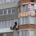 Наружное утепление фасадов стен, балконов в Ижевске