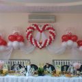 Оформление воздушными шарами свадеб
