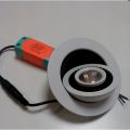 Светодиодный поворотный встраиваемый светильник круглый COB 1хCR-9W 4200К