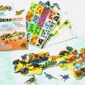 Сборный игровой набор из картона Динозавры