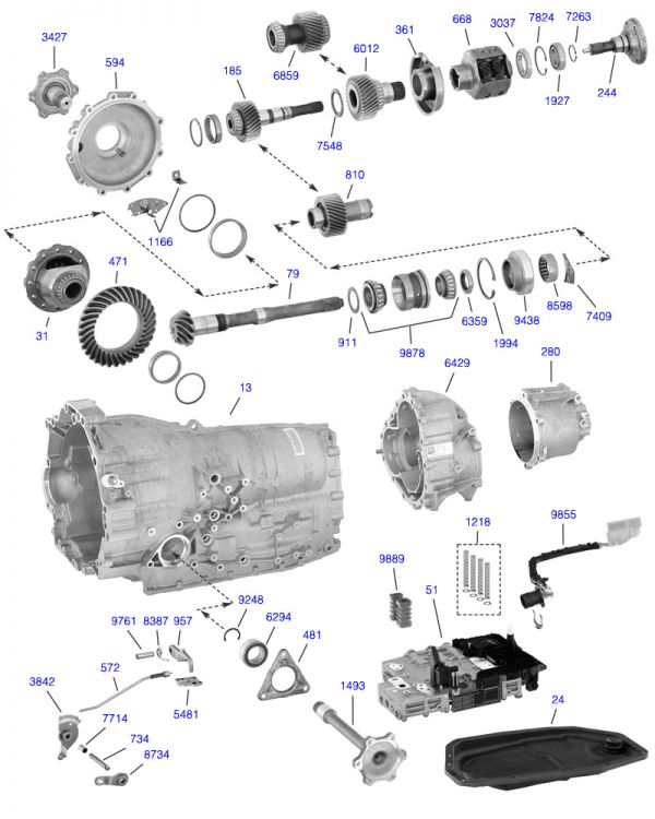 Руководство по ремонту АКПП 09L (ZF6HP19)