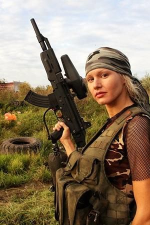 пейнтбол тактика девушка