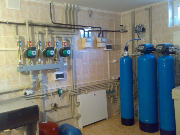 Котельная 45Квт, аэрационная система очистки 