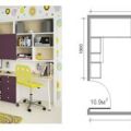Мебель для детских и молодежных комнат "Солнечный город" (Беларусь)