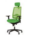 Офисное кресло ABSOLUTE R HR net black ES PL70