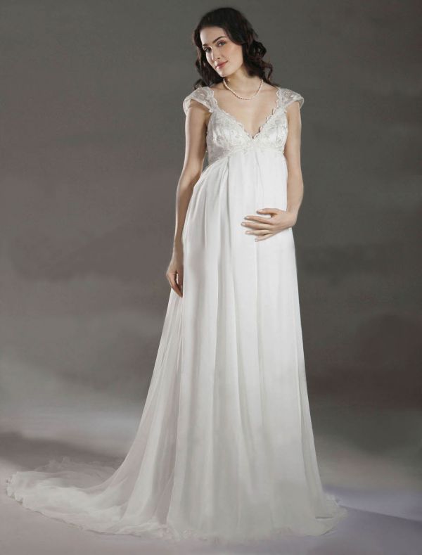 свадебное платье для беременных 00249421