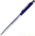 Ручка со стилусом OnTouch серебристая с синим (отгрузка заказа: со склада в Самаре)
