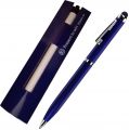 Синяя ручка Clicker Touch в чехле (отгрузка заказа: со склада в Самаре)