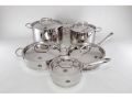Набор посуды FIONA с металлическими крышками (10 пр)