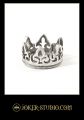Мужское рок кольцо в форме ажурной короны символ короля английских рыцарей
