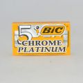 Bic chrome platinum -лезвия для безопасного станка. Лезвия для тэшки Bic .
