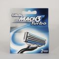 Gillette. Мак-3 Турбо (2 штуки ) оригинальные. Сменные кассеты для Жиллет Турбо .