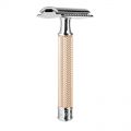 Т-образная бритва MUEHLE TRADITIONAL, розовое золото, closed comb. R 89 RG