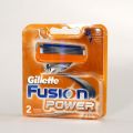 Gillette Fusion Power. Сменные кассеты. Запасные кассеты. В пачке 2 кассеты