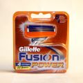 Gillette Fusion Power. Сменные кассеты. Запасные кассеты. В пачке 4 кассеты