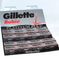 Лезвия Gillette Rubi platinum plus. Упаковка 20 пачек по 5 шт.= 100 лезвий.