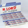 Лезвия Lord Platinum для безопасной бритвы. Упаковка 20 пачек по 5 шт.=100 лезвий