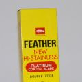 Лезвия Feather для Т-образной бритвы . Япония. Блок -20 пачек по 10 лезвий