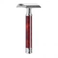 Т-образная бритва MUEHLE TRADITIONAL, смола черепахового цвета, open comb.