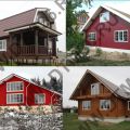 Окраска деревянных домов