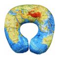 Подушка под шею Игрушка Карта мира
