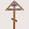 Крест "Резной №3" с крышкой