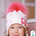 Детская шапка с ушками «Ассоль» для девочки