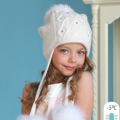 Детская зимняя шапка «Розалия» для девочки