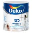 Краска для стен и потолков бархатистая Dulux Новая ослепительно белая 3D White [Дюлакс 3Д Вайт] 10 л