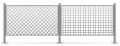 Забор из рабицы или сварной сетки