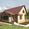 Проект повторного применения жилого дома общей площадью до 150м2