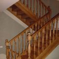 Деревянная маршевая лестница