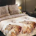 Комплект постельного белья "Леопарды" Поплин