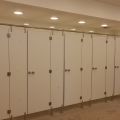Санитарные туалетные перегородки из пластика HPL 12 мм, нержавеющая фурнитура
