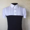 Комбинированная блузка с коротким рукавом для девочки подростка , Deloras