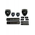 Наклейки логотип Hamann для тюнинга BMW /Mercedes / Porsche / Land Rover