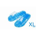 Тапочки массажные силиконовые - XL (28см), синие