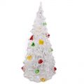 Светящаяся светодиодная ёлочка с шишками Marry Christmas, 8 см