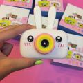 Детский фотоаппарат Зайцы Kids fun camera, белый