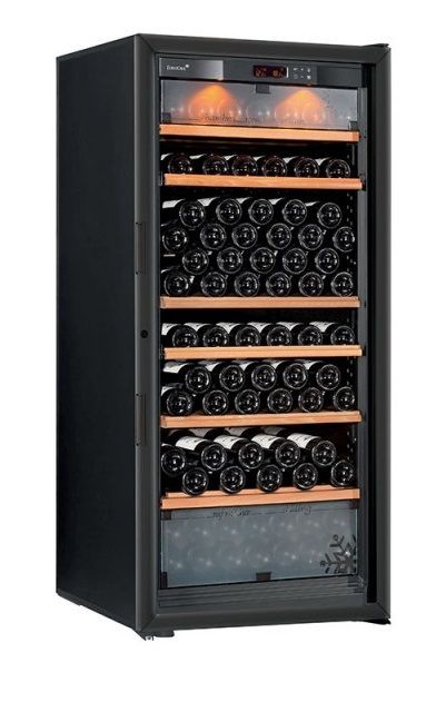 Винный шкаф Eurocave E-Pure-M цвет черный, стеклянная дверь в раме, стандартная комплектация