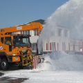 Шнекороторный снегоочиститель на КамАЗ, МАЗ, Корейские и Японские грузовики