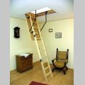 Чердачная лестница OMAN Standard - Бук, 60х120х280см