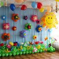 Оформление шарами детского праздника