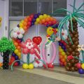 Украшение детского праздника шарами