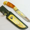 Подарки охотнику: Нож "Золотой сокол"