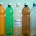 Цветные пластиковые (ПЭт) бутылки