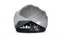 Автобокс Turino Compact, 360л, ДВУСТОРОННЕЕ открывание, черный, серый, белый
