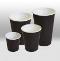 Бумажный стакан для кофе 300 мл черный (50 шт) упаковка