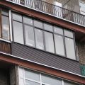 Холодное остекление балконов раздвижным алюминиевым профилем