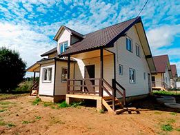 Каркасный малоэтажный дом для круглогодичного проживания в Пензе построим